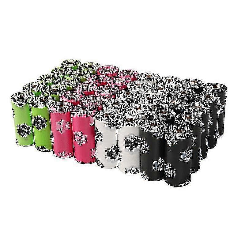 أكياس براز الكلب ، دليل على التسرب وأكياس النفايات سميكة للغاية إعادة ملء لفات للكلاب ، أكياس براز الكلب السميكة القابلة للتحلل