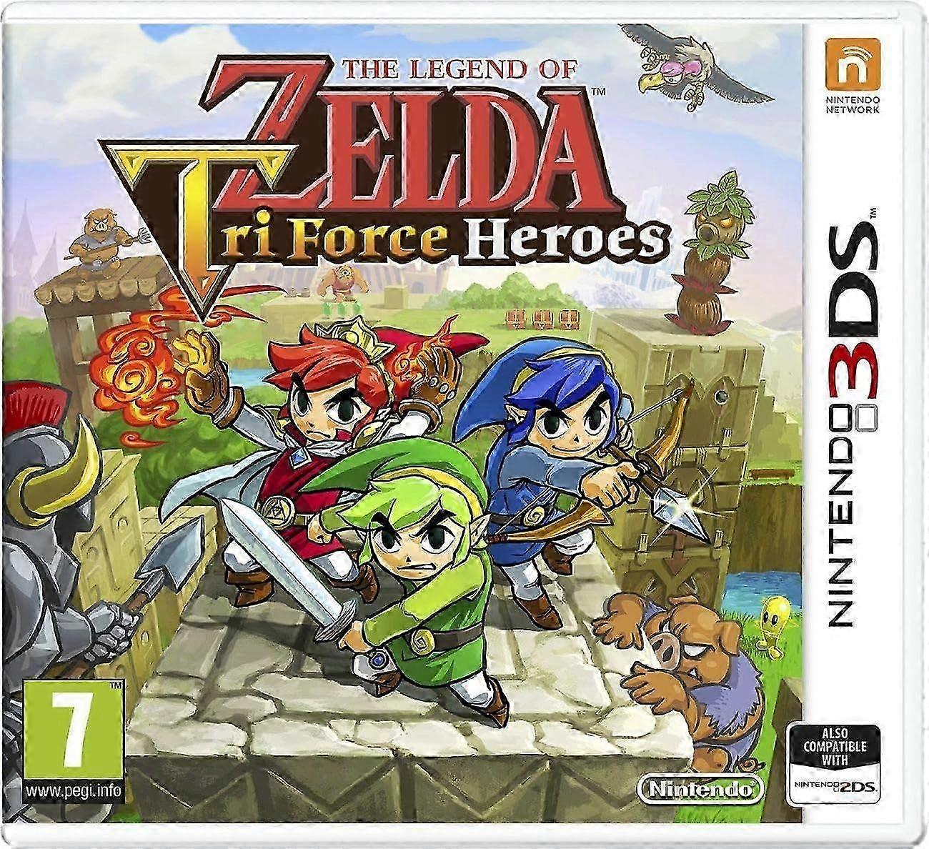 The Legend of Zelda Tri Force Heroes 3DS Game