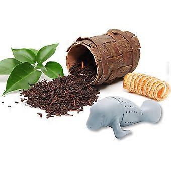 Manatee Tea Strainer, Silicone Tea Infuser, Cute Loose Leaf Tea Steeper ...