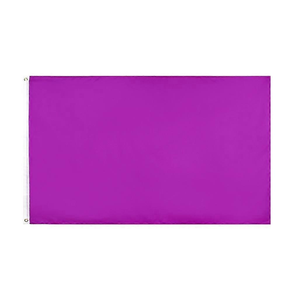 90x150cm 35FT Purple Flag Banner Tapestry