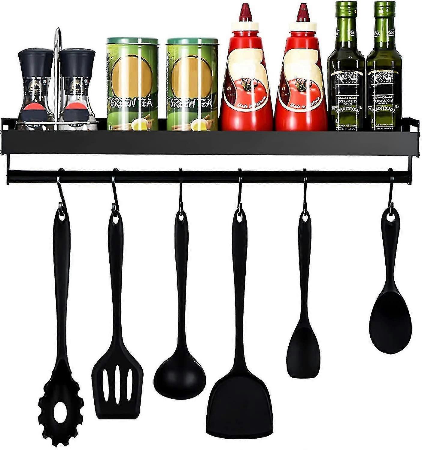 Kitchen Shelf, Kitchen Shelf, Kitchen Shelf, Wall Organizer, Hook Rail, Kitchen