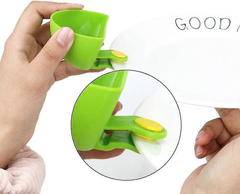 16pack Dip Clip Bowl Plate Holder,plastic Dish Chipdip Serving Set