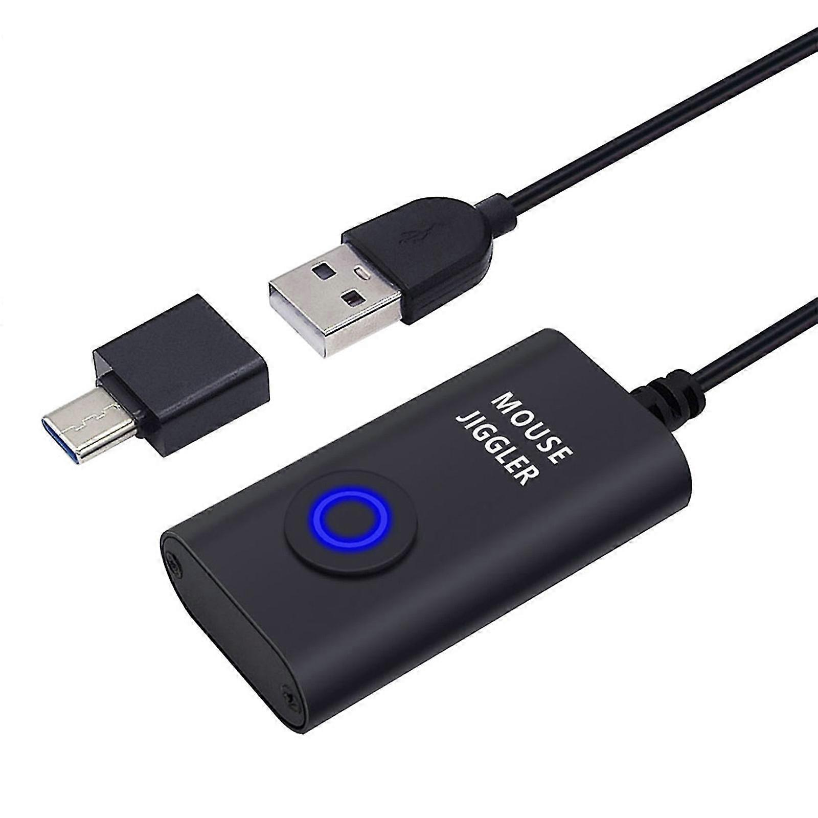 Mouse Jiggler 100% Undetectable Mechanical Mouse Mover Automatic Running Time