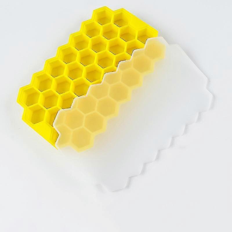 37 Grid Ice Cube Maker Silicones Ice Mould Honeycomb Ice Cube Tray Silicone Mold Forms Food Grade Mold For Whiskey Cocktail