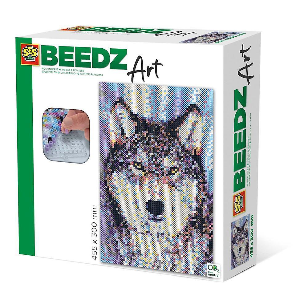 SES Creative Wolf Beedz Art Mosaic Kit