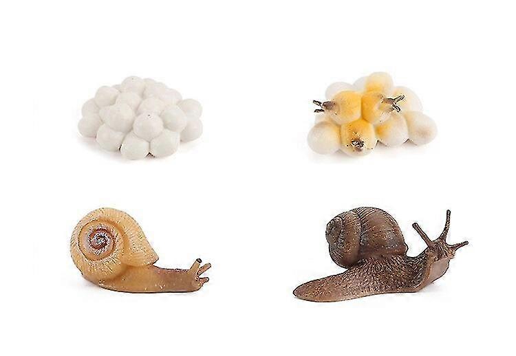 Snail Miniature Figurines Model, Creatures Toy Figurines Set