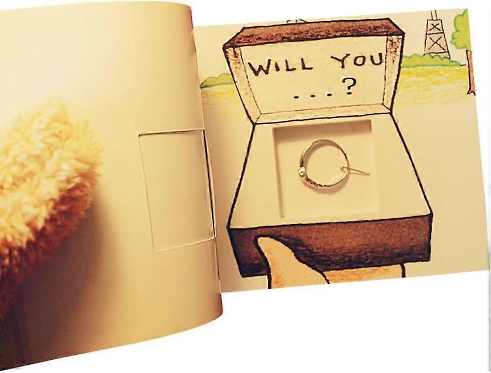 Creative Funny Flip Book Kit for Propose Valentine's Day Hide Your Ring