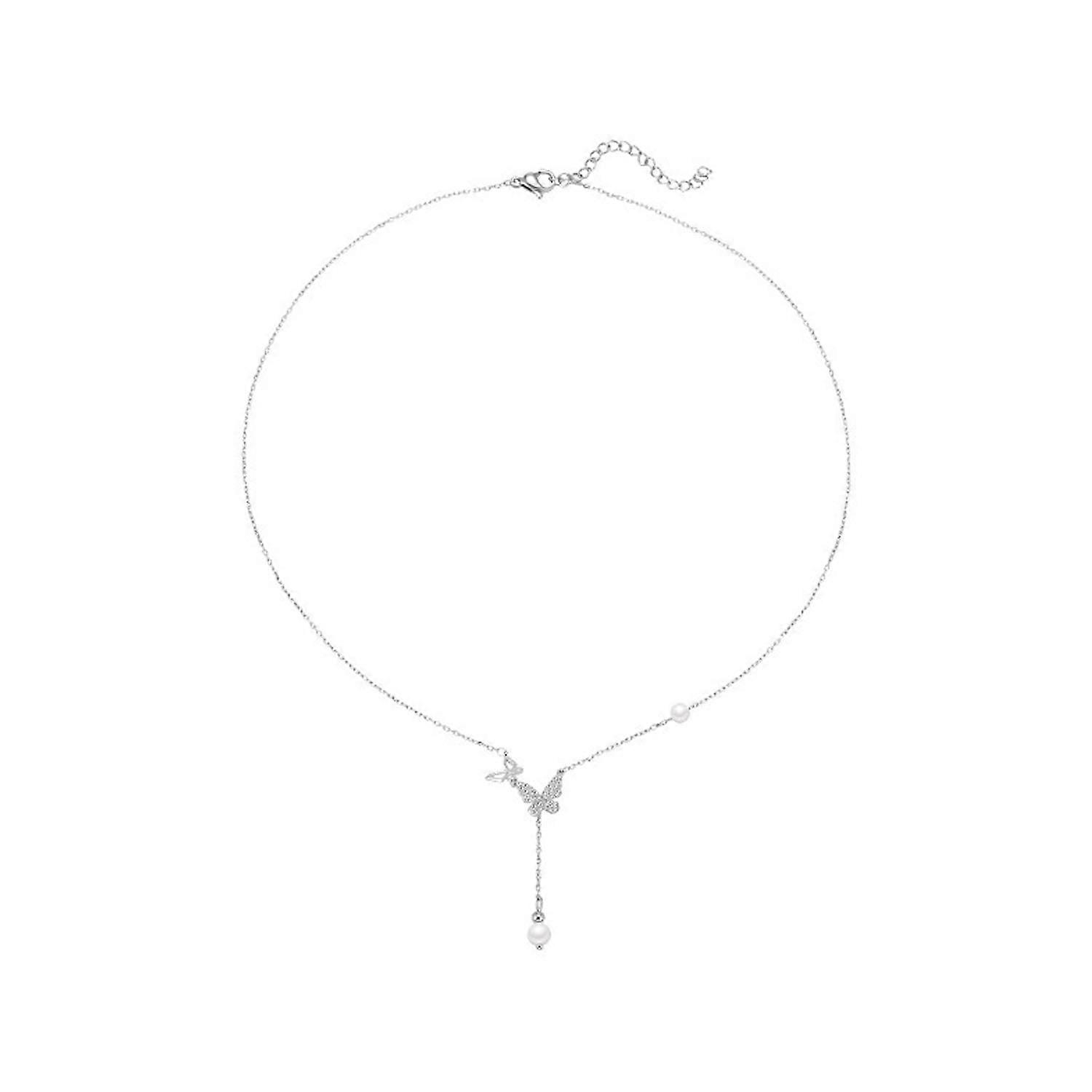 Pearl Butterfly Necklace