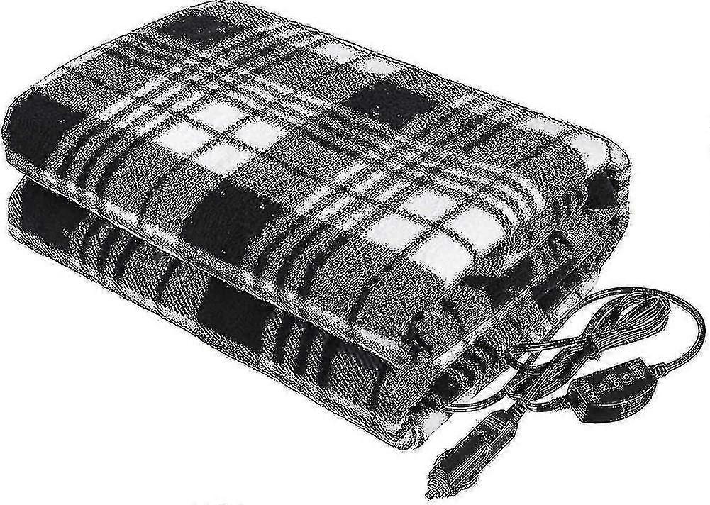 Heated Car Blanket. 12v Electric Blanket With Temperature Controller.12v Heated Blanket For Car Heated Travel Blanket