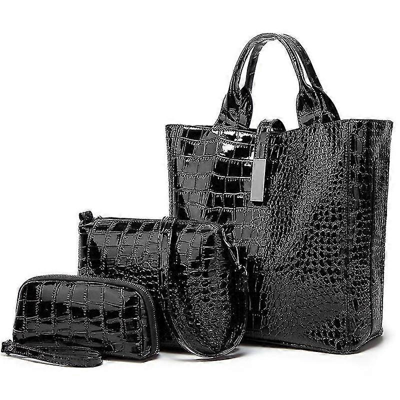 Crocodile Pattern Shoulder Messenger Handbag Ladies