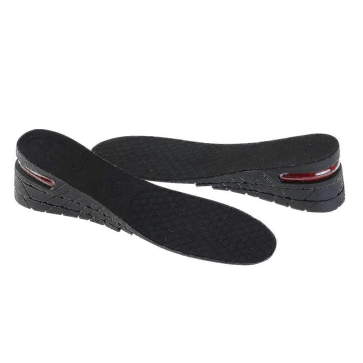 Height Boosting Shoes Men PU Cushion Insoles Men Boost Soles Pad Height Increase Insole Shoe Inserts Women