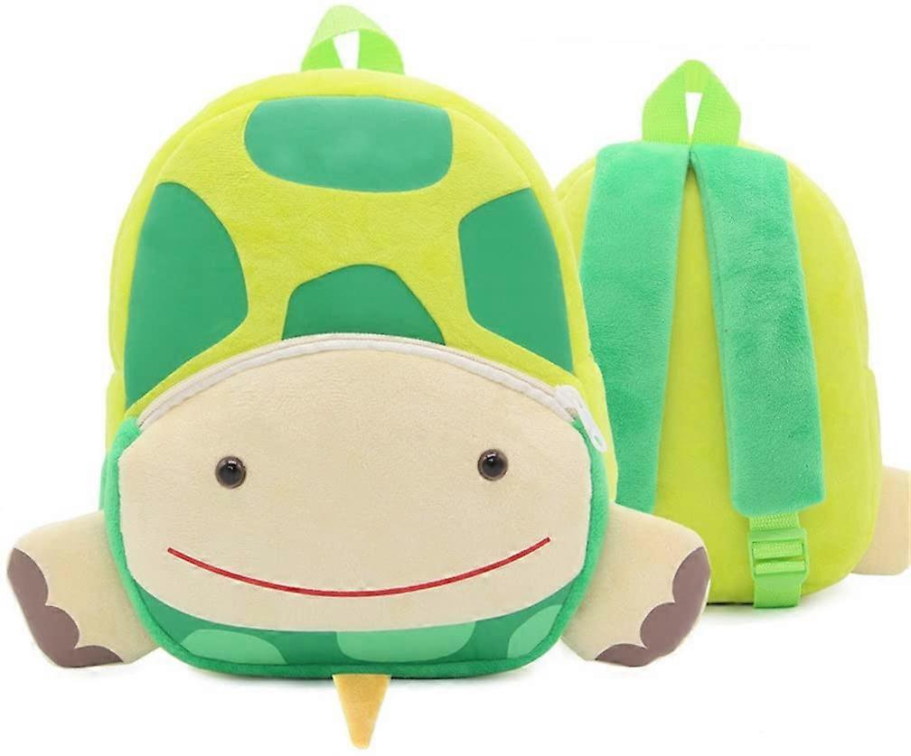 Turtle Children Preschool Plush Backpack