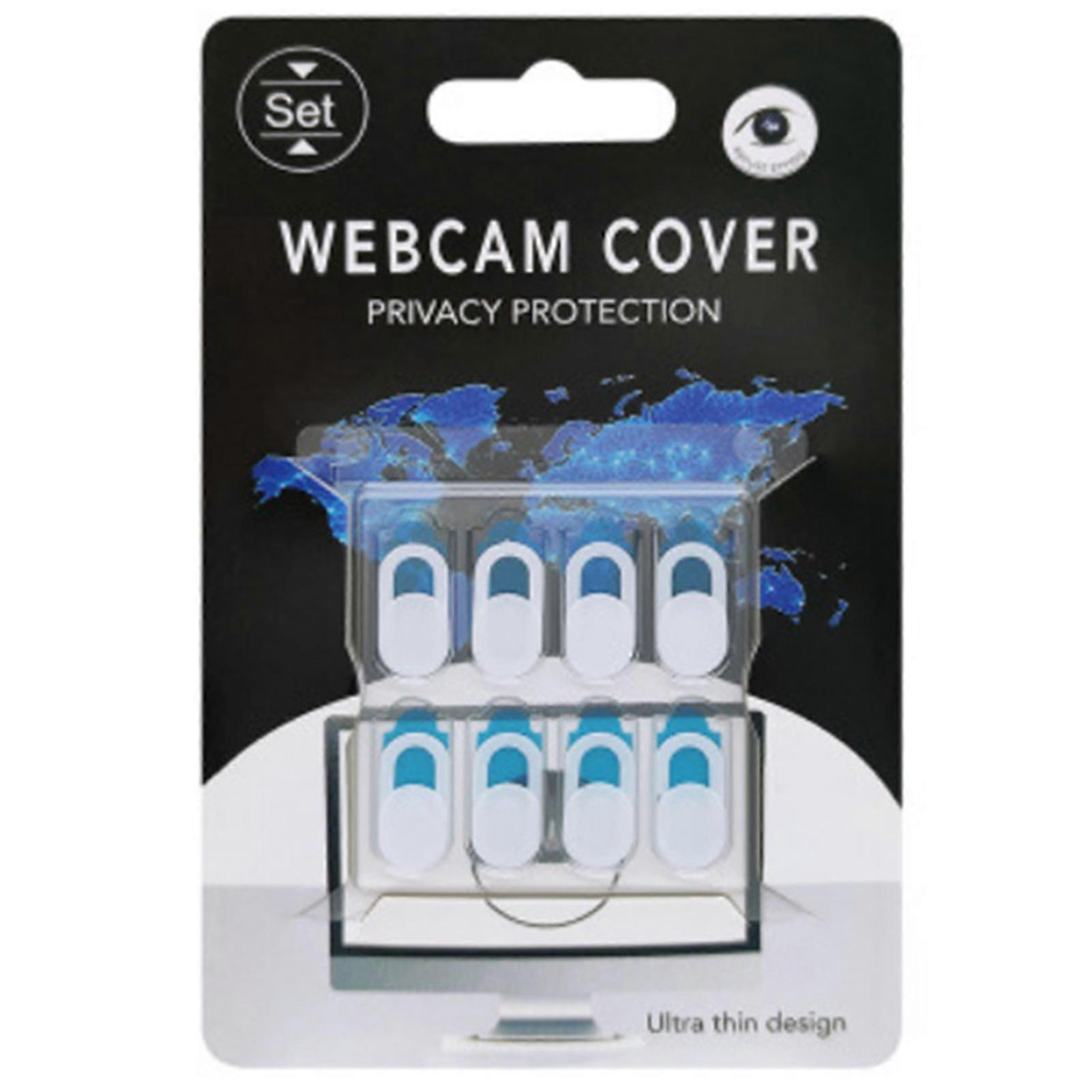 2/6/8PCS Webcam Cover Set Camera Privacys Securitys Protection for Tablet Laptops Lens