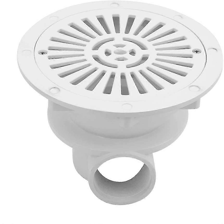 pool main drain, white pool floor drain white drain, white, 1 piece
