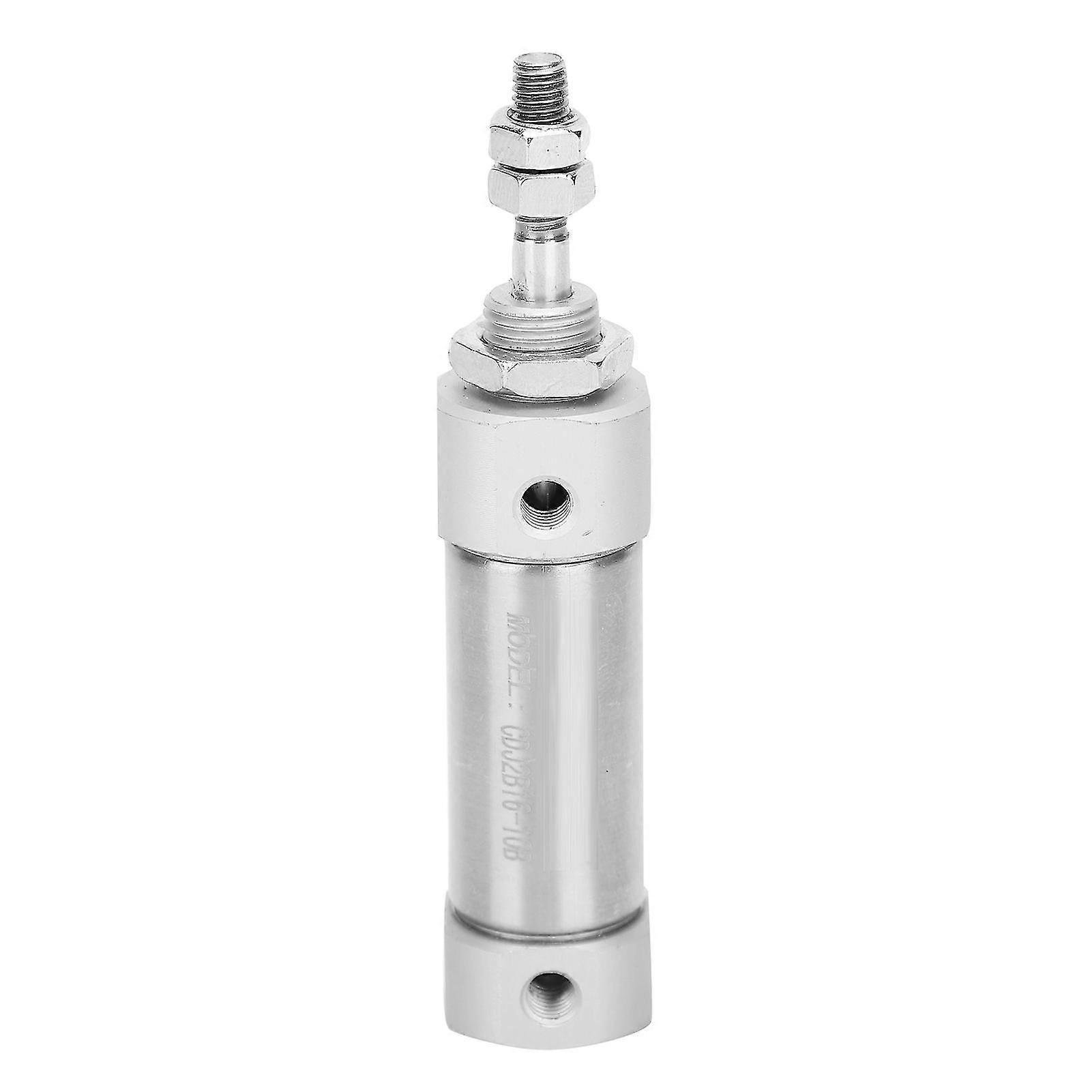CDJ2B16 Stainless Steel Mini Pneumatic Air Cylinder, Double Acting Single Rod, 10mm Stroke