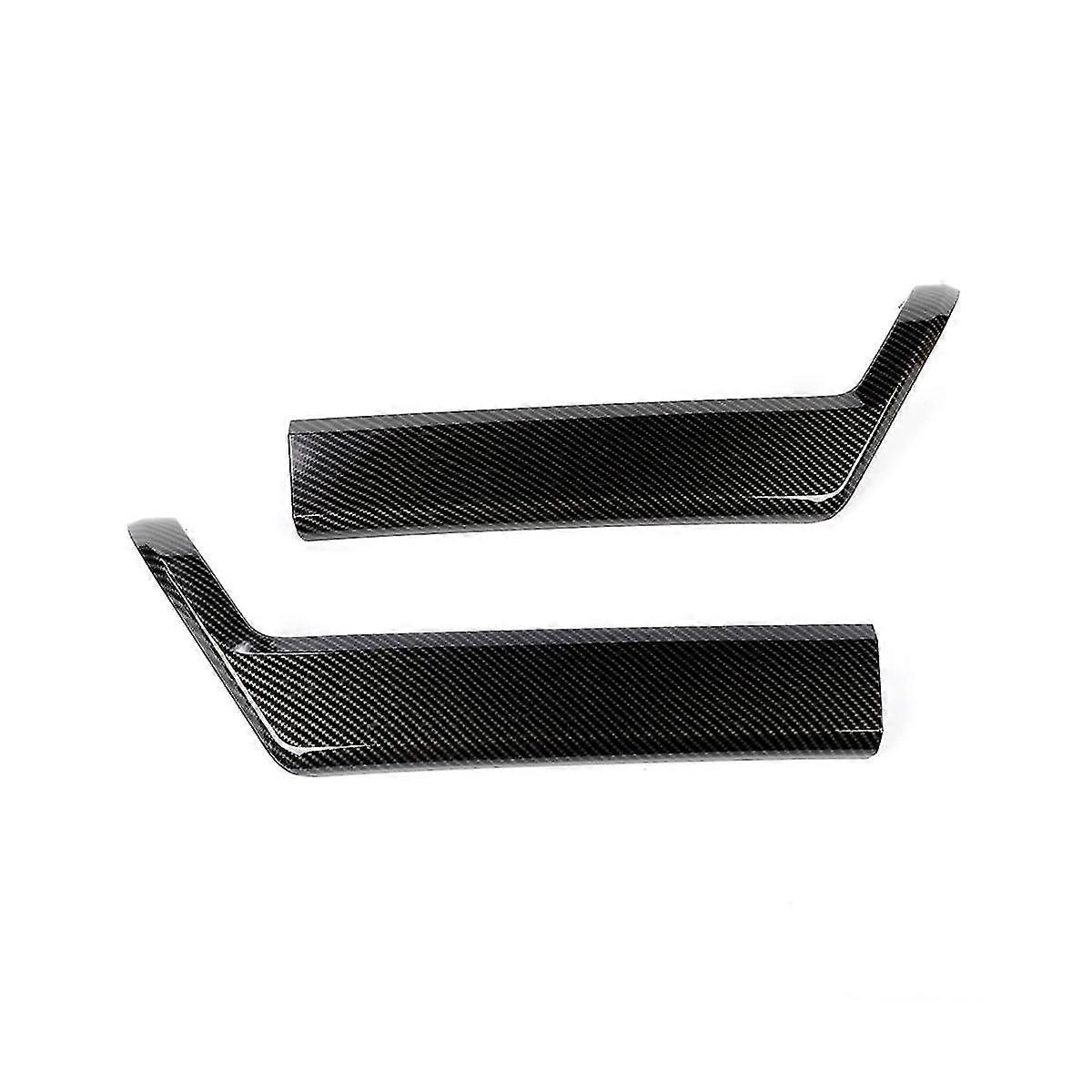 Front Inner Side Door Handle Cover Trim Frame For 2021 2022 2023 Accessories (abs Carbon Fiber)
