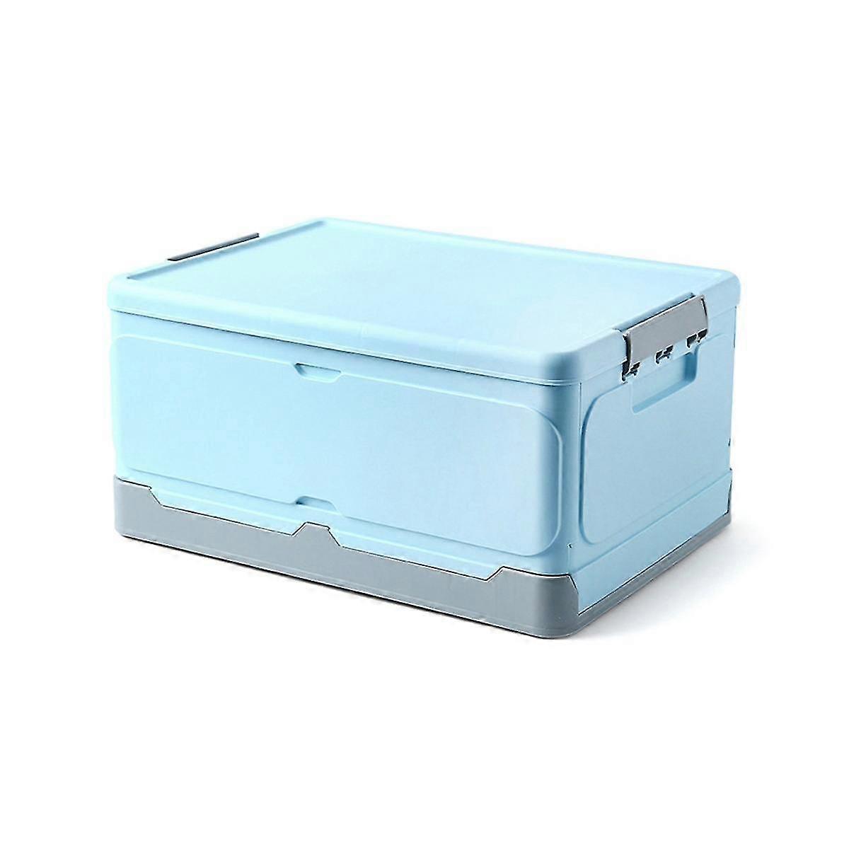 Folding Storage Box Plastic Book Toy Capacity Portable Car Storage Box Closet Organizer Stackable B XYT