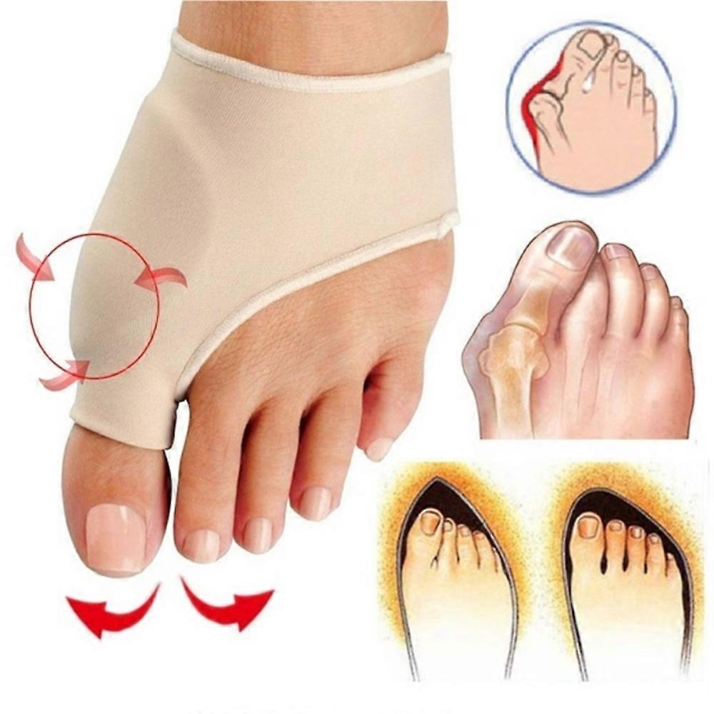 1pair For Bunion & Correct Toe Alignment With Super Elastic Bunion Sleeve Protectors