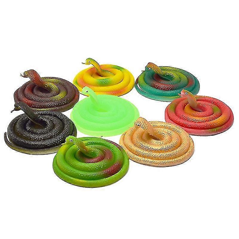 7pcs Simulation Snake Toy
