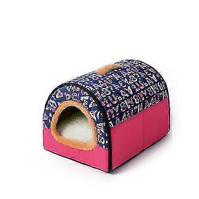 2 In 1 Pet Kennel And House, Machine Washable, Non-slip, Foldable, Soft And Warm, Suitable For Dog, Cat, Puppy, Rabbit, Pet Litter Box, Removable Cush