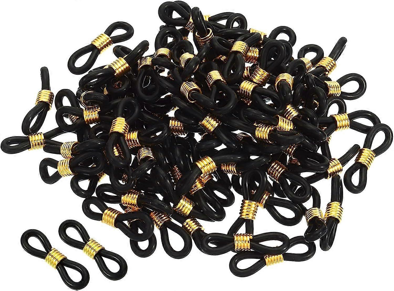 Eyeglass Chain Connector, Adjustable Anti Slip Silicone Rubber Strap Holder Chain End Loop