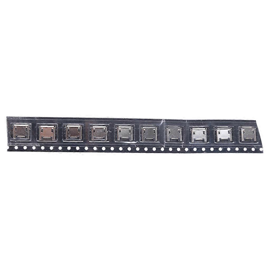 10 Pcs Micro USB Type B 5 Pin Female SMD 4 Pin Legs DIP Socket Connector