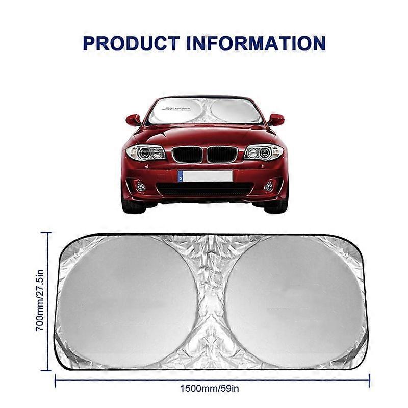 1PCS For BMW M F20 E91 G30 E34 X5 E53 E90 E70 Car Windshield Sunshades Sun Shade Covers Front Window Visors