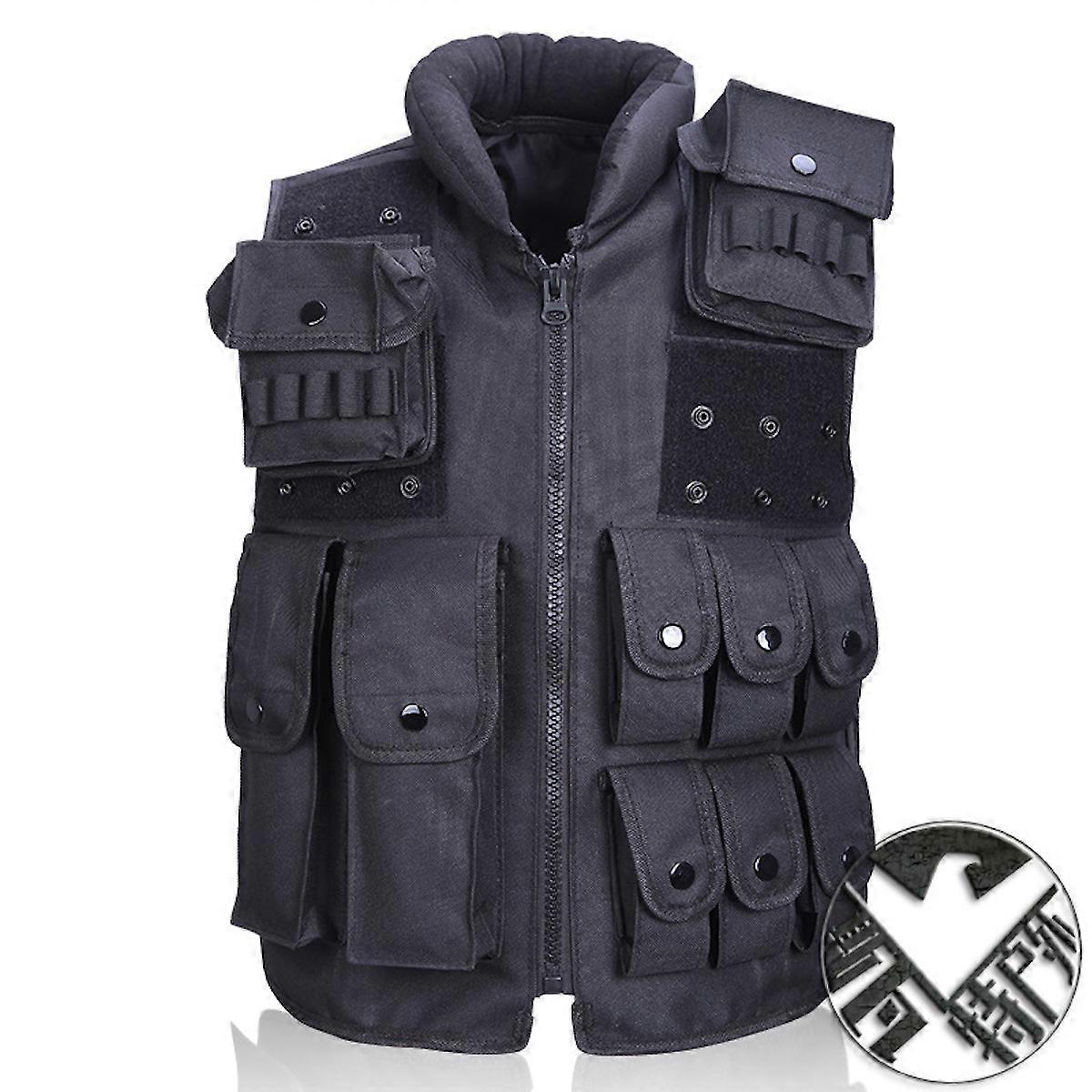 Multi-Purpose Tactical Vest Outdoor Molle Hunting Vest Adjustable Modular Gear for Training Gaming