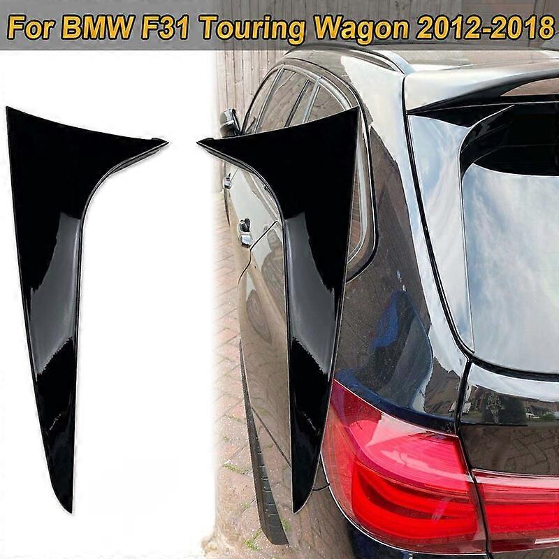 Rear Window Deflector Splitter Canards Spoiler Cover Sticker Trim For BMW 3 Series F31 Touring Wagon 2012-2018 Car AccessoriesMotorcycle Neck Braces