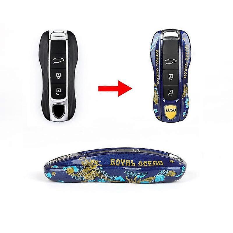 Car Key Decorative Shell For Porsche Cayenne 718 Palamela Macan Car Key Protective Shell Auto Accessories  Key Blanks