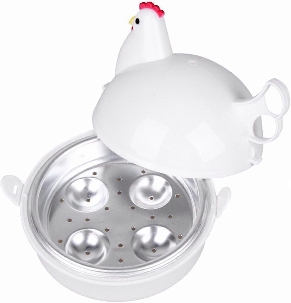 Egg Cooker - 4 Eggs Egg Boiler Steamer Poacher Boiler Cooker for Hard Boiled Eggs