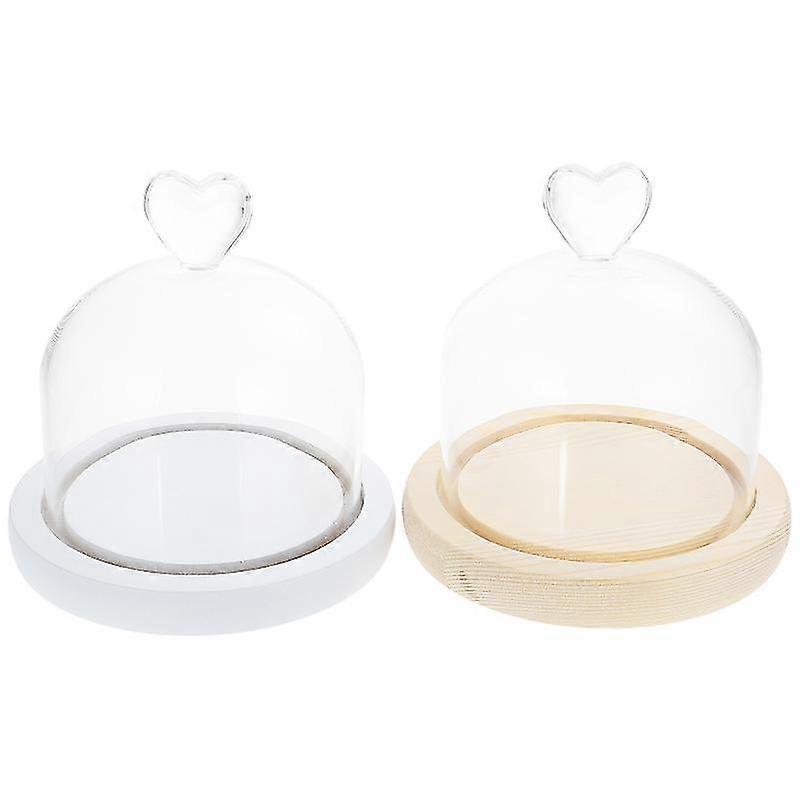 2pcs Creative Glass Dome
