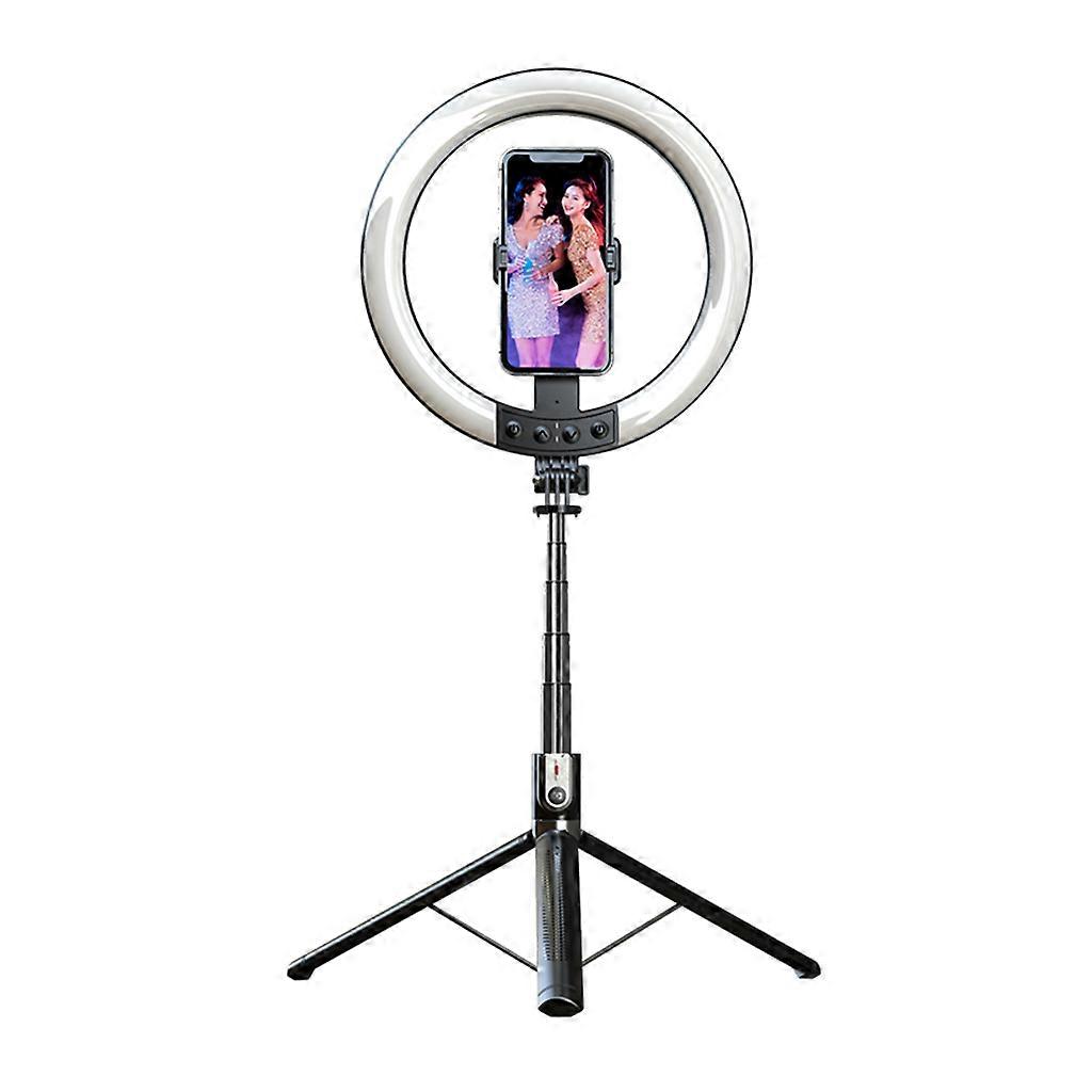 Selfie Stick Lightweight with Stretchable Tripod  Fill Light Selfie Ring Light