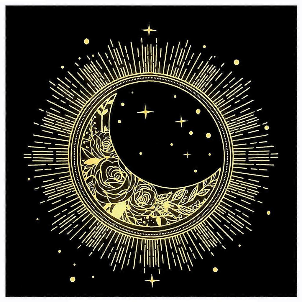 Square Pendulum Divination Tablecloth Tarots Card Pad Runes Altar Table Cloth