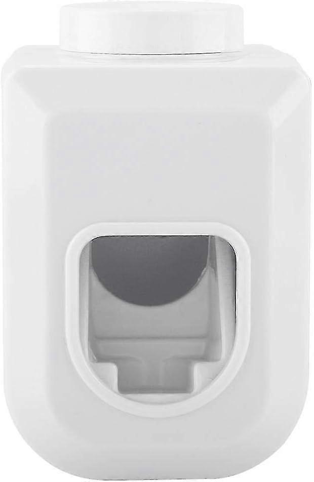 Wall Mounted Toothpaste Dispenser Squeezer Automatic Toothpaste Holder Bathroom(white )