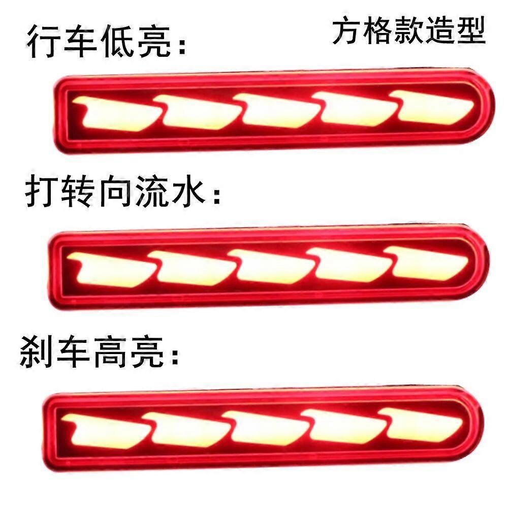 2PCS For Toyota FJ Cruiser US 2007-2020 2021 2022 LED Reflector Rear Bumper Light Fog Lamp Brake Light Turn Signal Light FogLamp