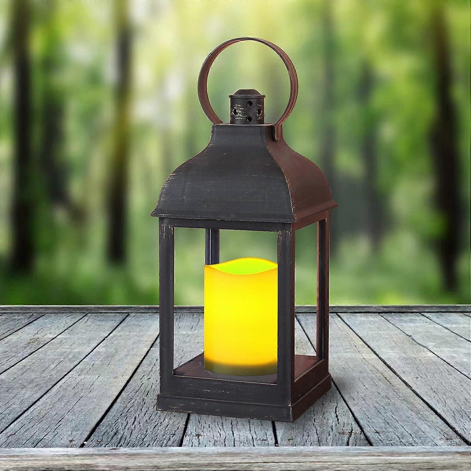 Flameless Candle Lanterns with Timer - Indoor/Outdoor Hanging Light