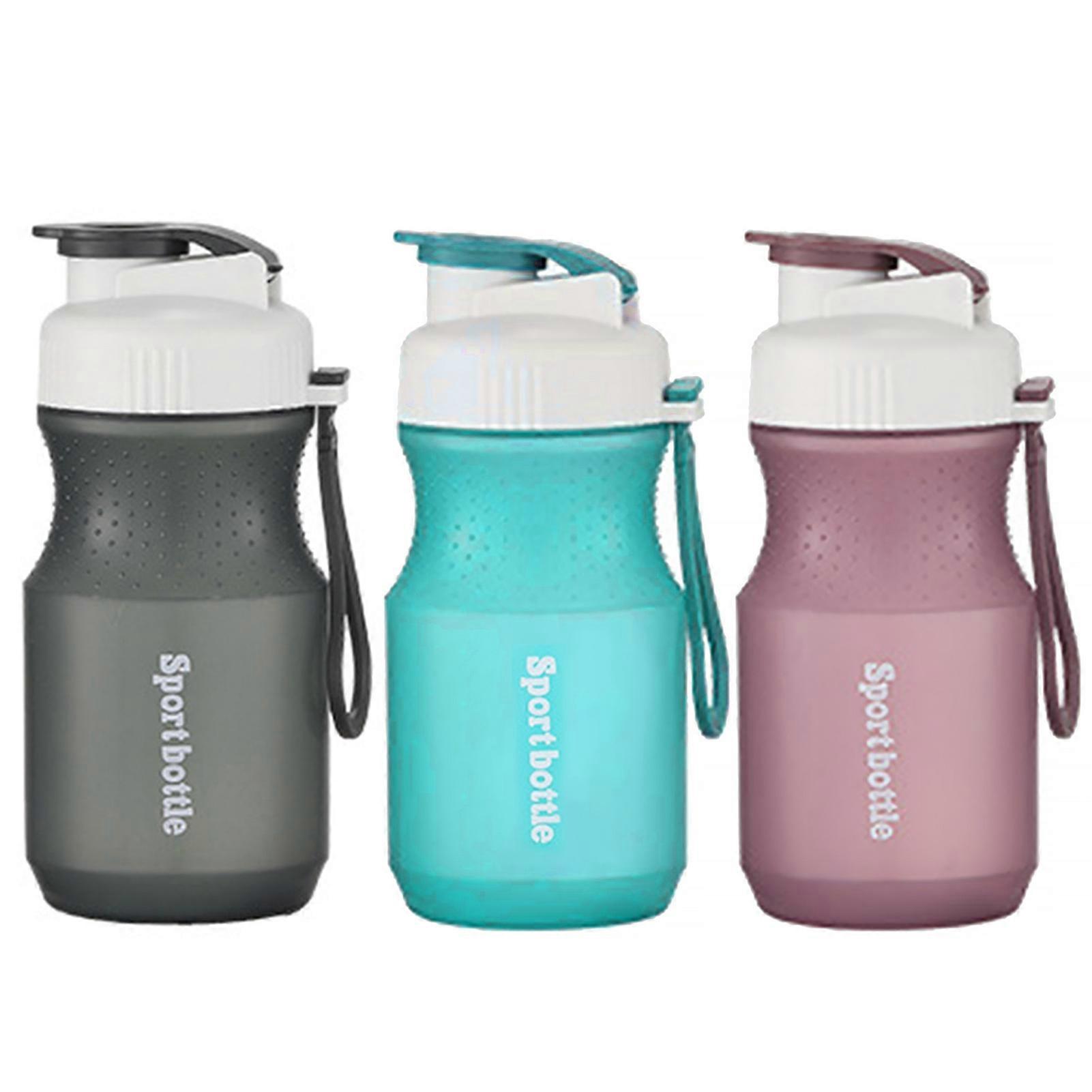 380/560/600ml Water Bottle Heat Resistant Large-capacity Drinking Creative Lid Press Button Drinking Bottle Daily Use QingHai