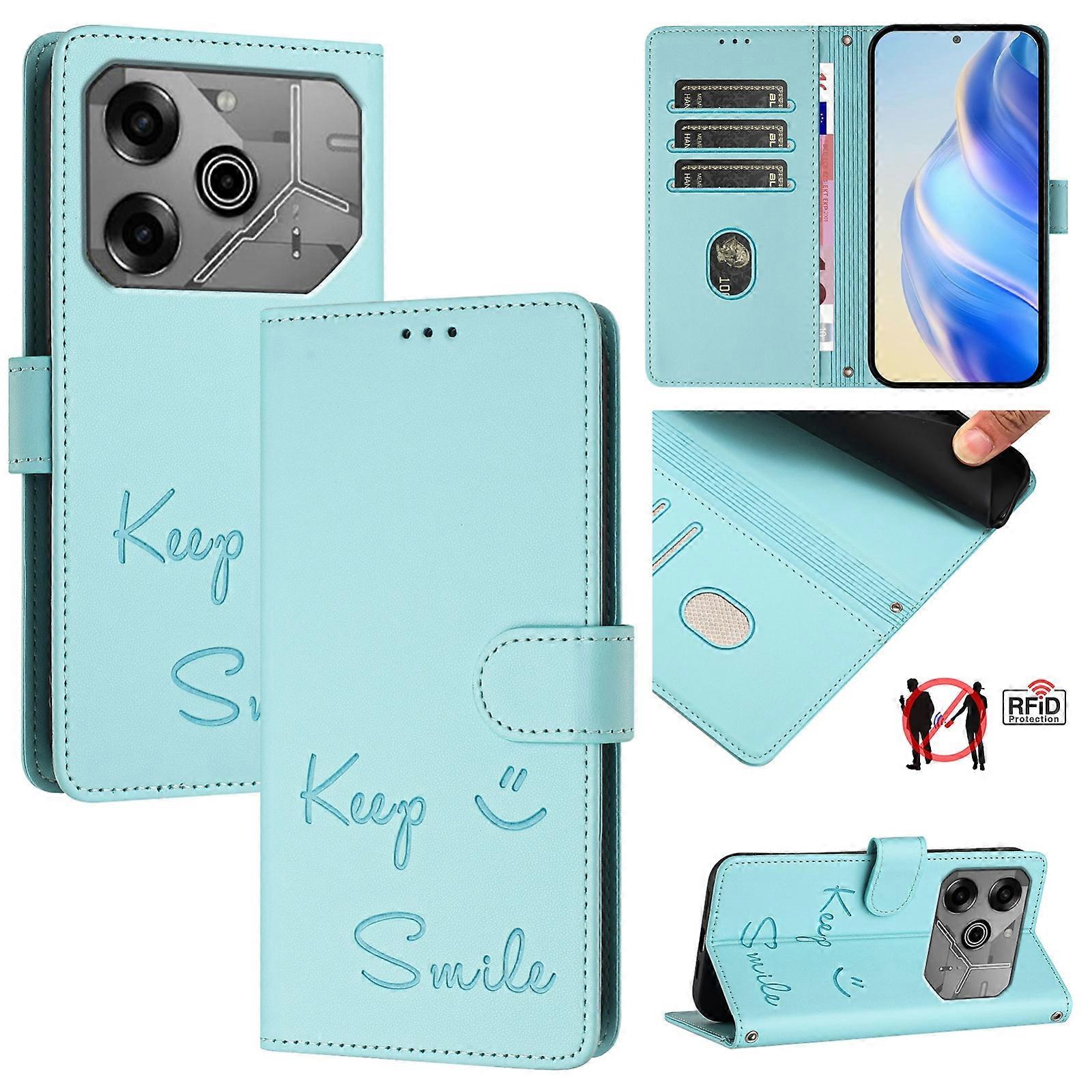 Smile RFID Leather Case For Tecno Pova 6 Neo