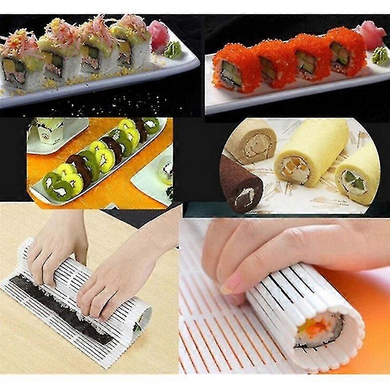 New Practical Sushi Rolling Roller Plastic Material Mat Maker Kitchen Diy