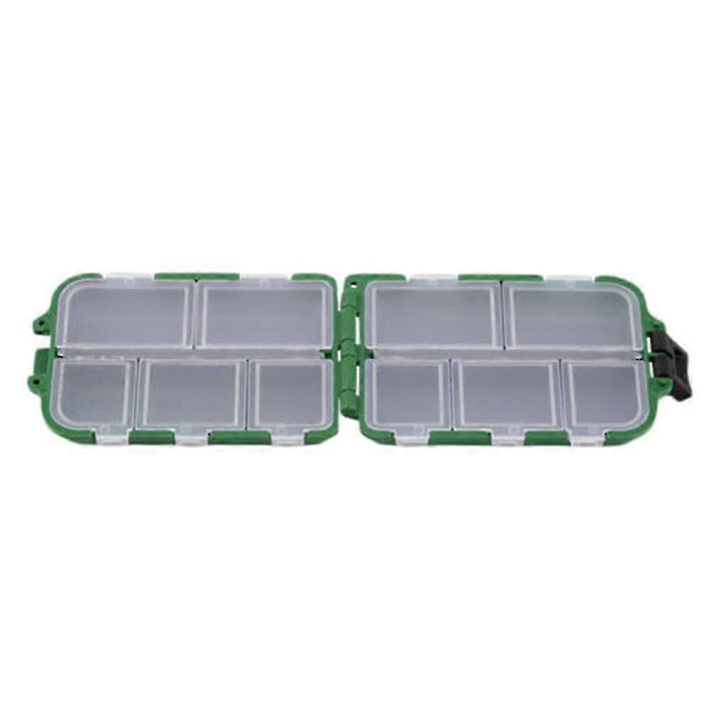 Fishing Bait Tackle Storage Box Case With10 Compartments