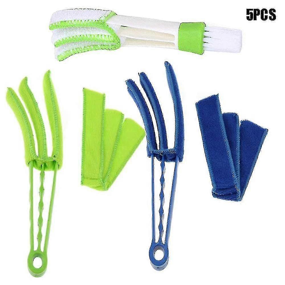 5-piece Shutter Duster Set For Air Conditioning Window Cleaning Cloth Tool