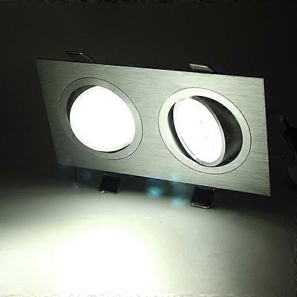 6w/10w/14w/18w/24w/30w/36w Double-heads Sliver Led Ceiling Recessed Light Downli