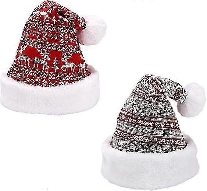 Packung mit 2 erwachsenen Weihnachtsmützen