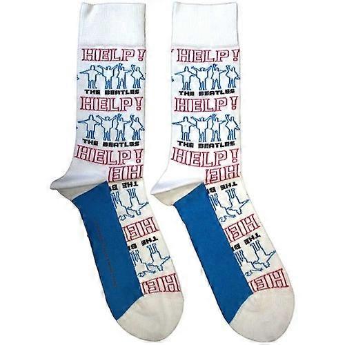 The Beatles Unisex Adult Help! Outlines Repeat Socks