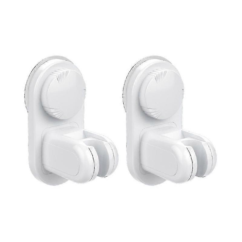 2 Wall Mounted Shower Brackets Bathroom Adjustable Suction Cup Holder Shower Head Shower Base 5 Ang