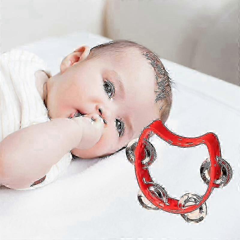 20pcs Tambourine Instruments, Mini Handheld Tambourines,percuss Rhythm Instruments Lucky_B