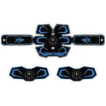 3-piece Set Abdominal Fitness Equipment Gym Abs To Patch Rechargeable Model Massager Abs
