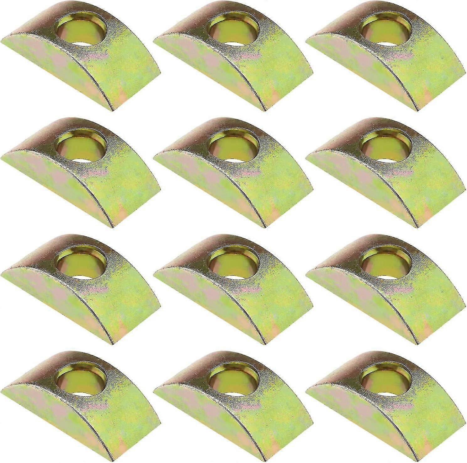 Nové modely 40ks půlměsíc matice nábytek konektor matice distanční podložka pro připojení nábytku postel-dobrý