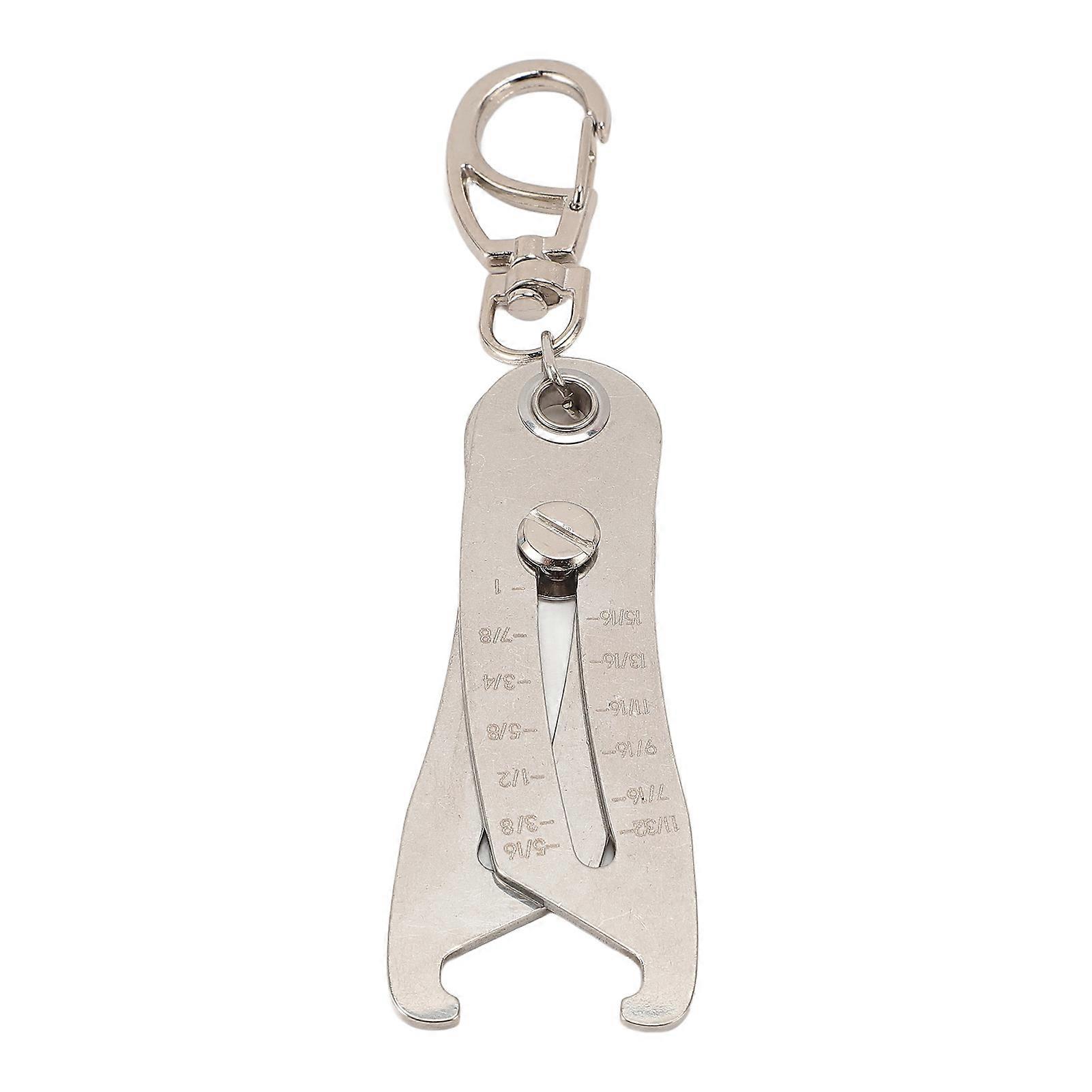 Portable Thread Size Checker Keychain: Accurate Nut & Bolt Finder Verification Tool